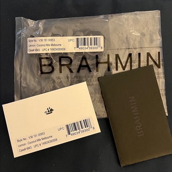 NWT  Brahmin Coconut Milk Melbourne Lennon wallet - Picture 6 of 6